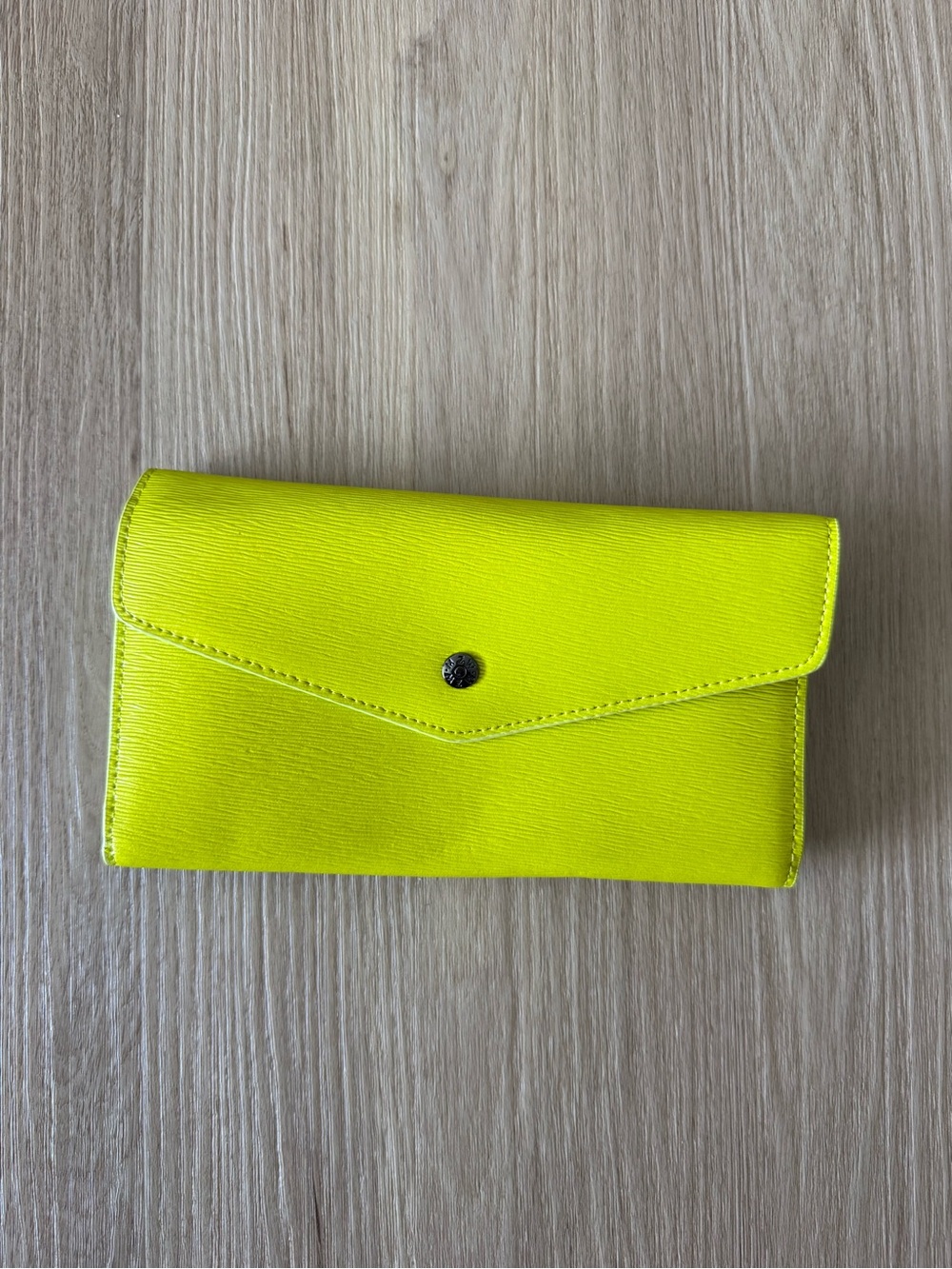 MZ Wallace Neon Yellow Envelope Wallet